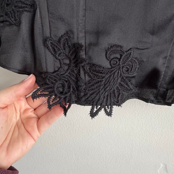 Loveshackfancy Mori Corset Bustier Lace Top Size 12 - Picture 5 of 12